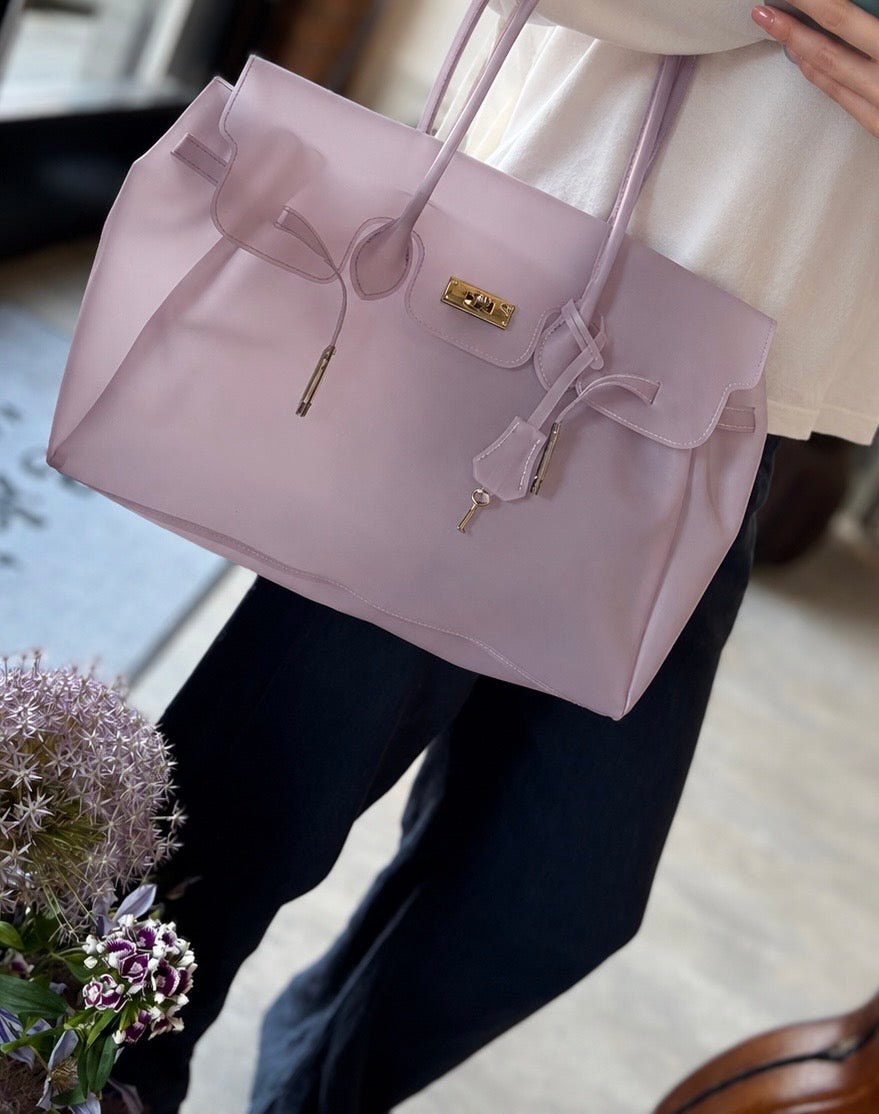 Waterproof Jelly Tote Bag | Lavender | The Jelly Firkin by Pink Jelly Club The Jelly Firkin | Waterproof TPU Jelly tote bag | Pink Jelly Club
