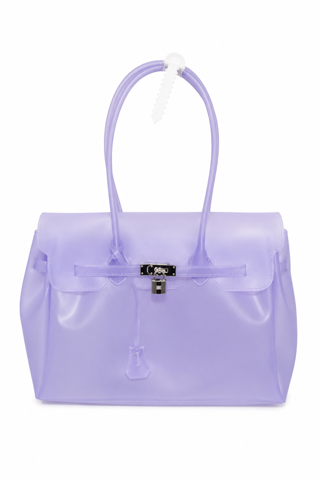 Lavender Jelly Firkin Bag | Waterproof Jelly Tote Bag 004