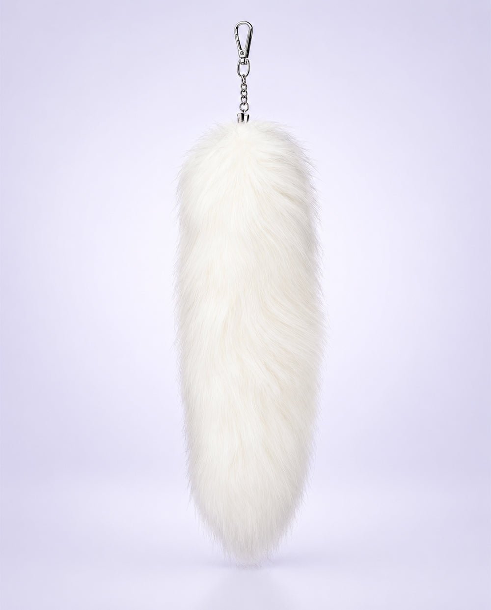 Faux Fur Fox Tail Bag Charm The Jelly Firkin | Waterproof TPU Jelly tote bag | Pink Jelly Club