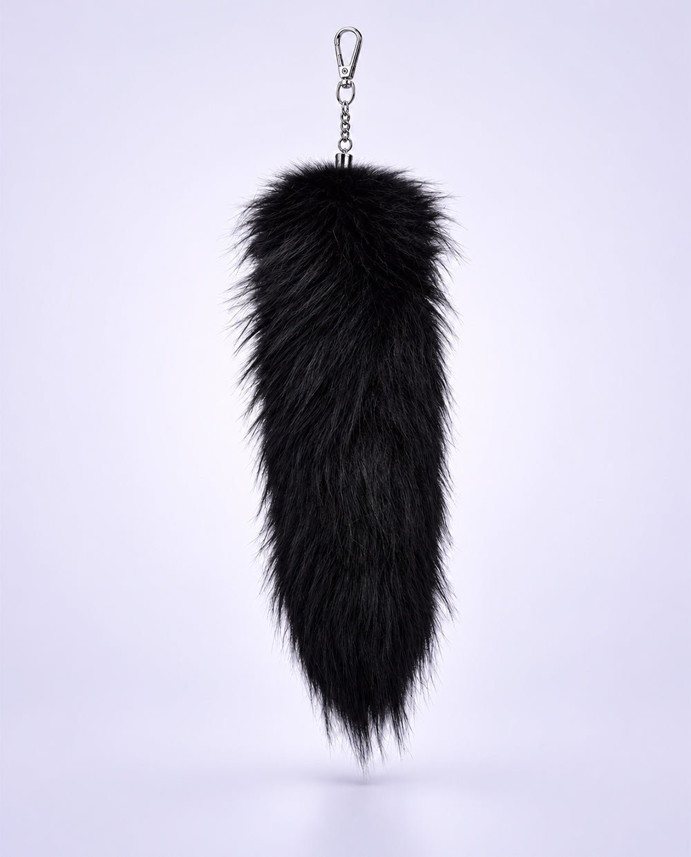 Faux Fur Fox Tail Bag Charm The Jelly Firkin | Waterproof TPU Jelly tote bag | Pink Jelly Club