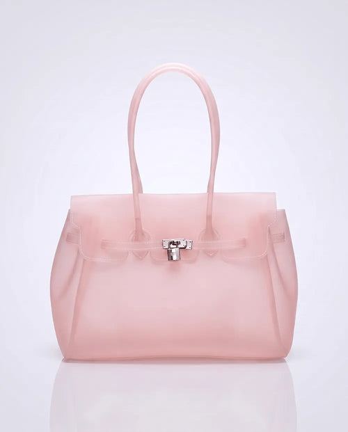 The Jelly Firkin | Blush The Jelly Firkin | Waterproof TPU Jelly tote bag | Pink Jelly Club