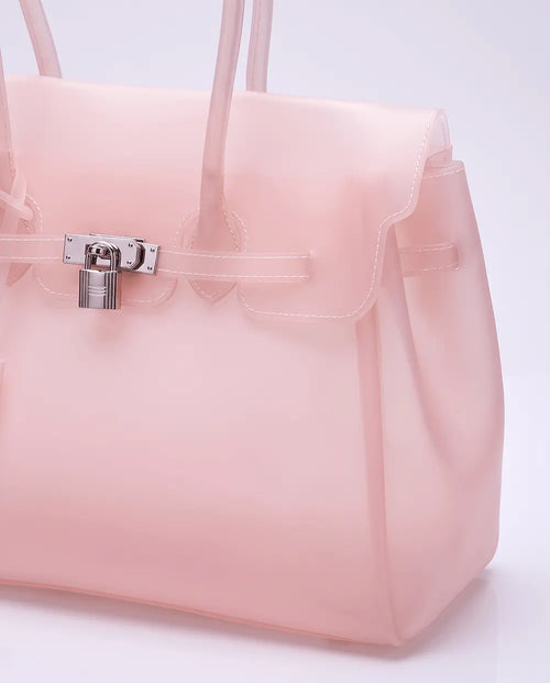 The Jelly Firkin | Blush The Jelly Firkin | Waterproof TPU Jelly tote bag | Pink Jelly Club