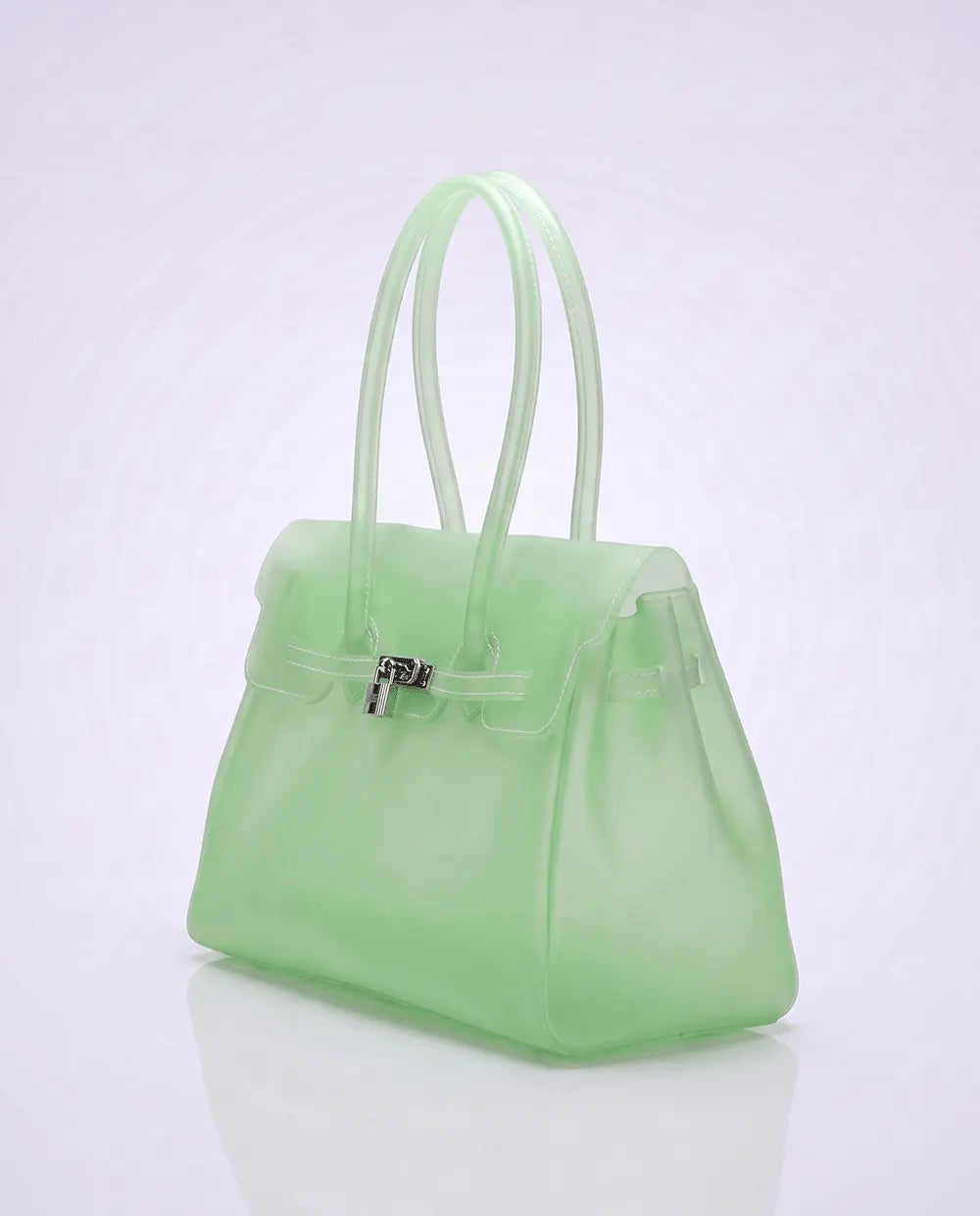 The Jelly Firkin | Green The Jelly Firkin | Waterproof TPU Jelly tote bag | Pink Jelly Club