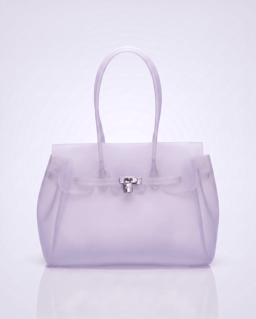 The Jelly Firkin | Lavender The Jelly Firkin | Waterproof TPU Jelly tote bag | Pink Jelly Club