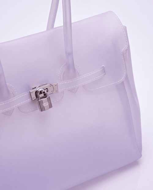The Jelly Firkin | Lavender The Jelly Firkin | Waterproof TPU Jelly tote bag | Pink Jelly Club
