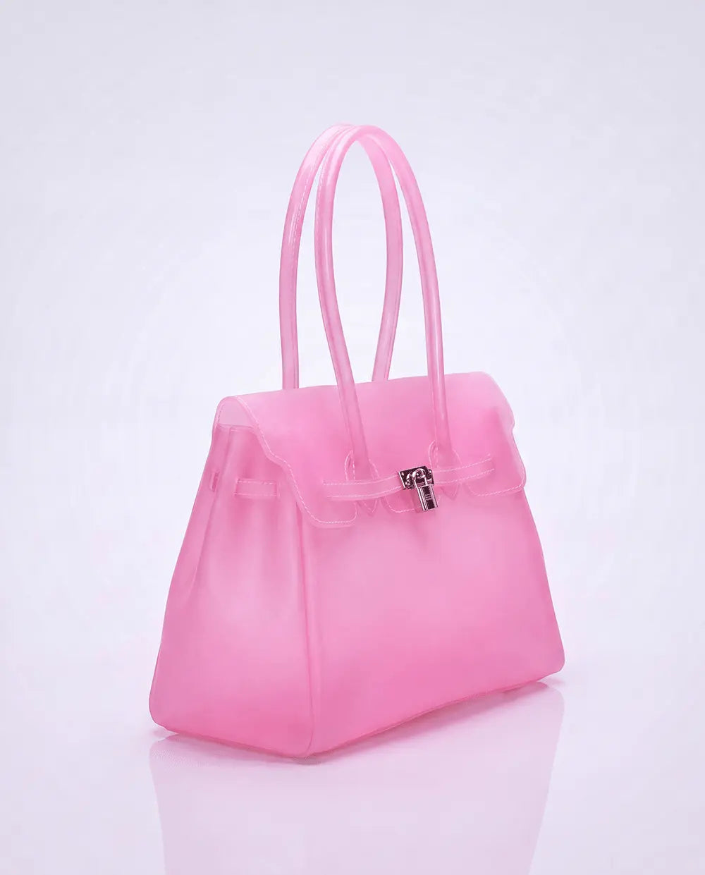 The Jelly Firkin | Pink The Jelly Firkin | Waterproof TPU Jelly tote bag | Pink Jelly Club
