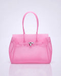 The Jelly Firkin | Pink The Jelly Firkin | Waterproof TPU Jelly tote bag | Pink Jelly Club