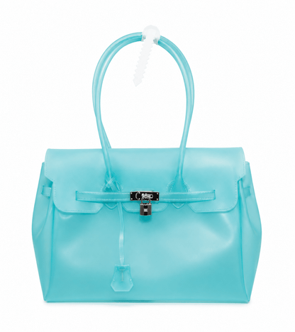 The Jelly Firkin | Tiffany The Jelly Firkin | Waterproof TPU Jelly tote bag | Pink Jelly Club