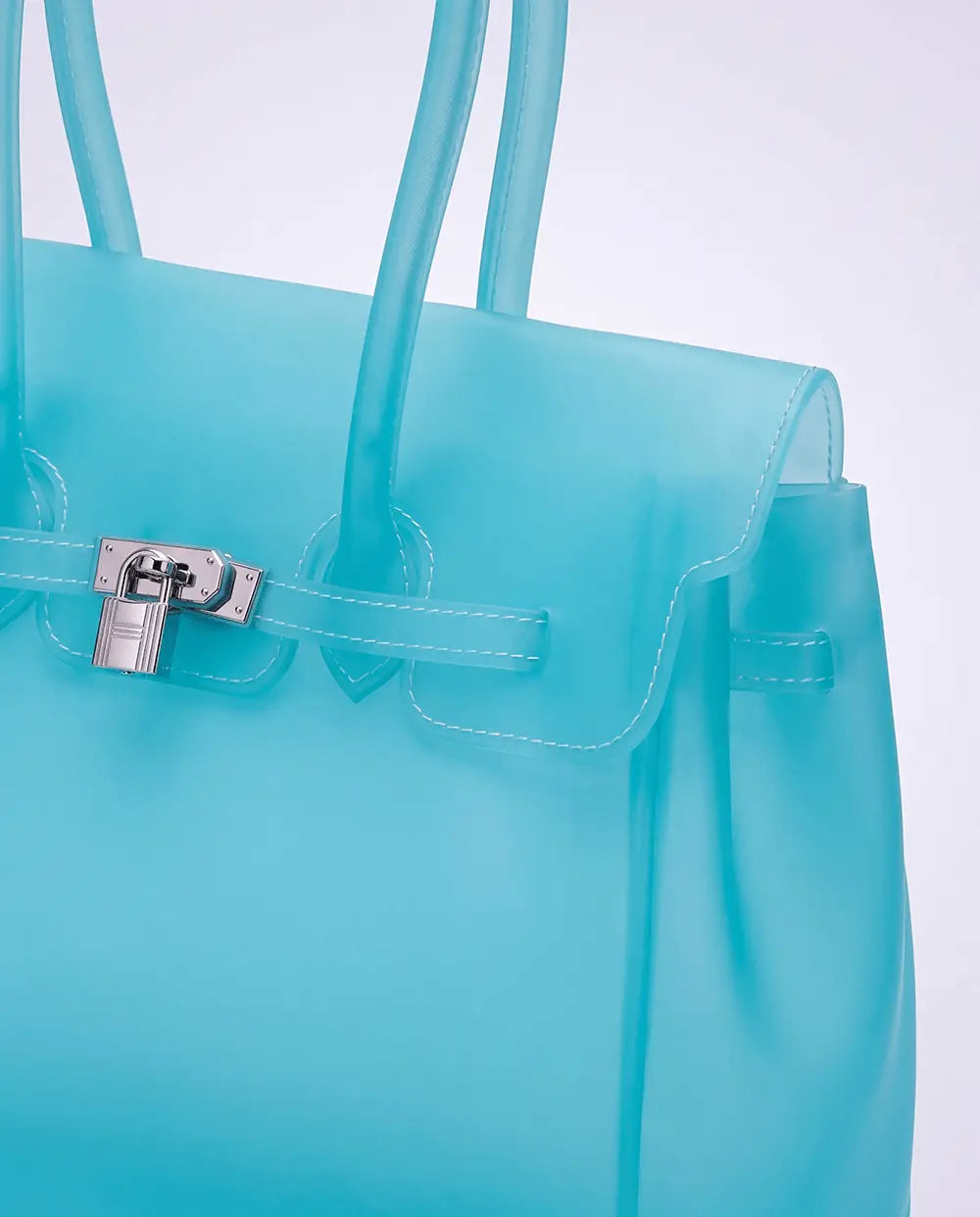 The Jelly Firkin | Tiffany The Jelly Firkin | Waterproof TPU Jelly tote bag | Pink Jelly Club
