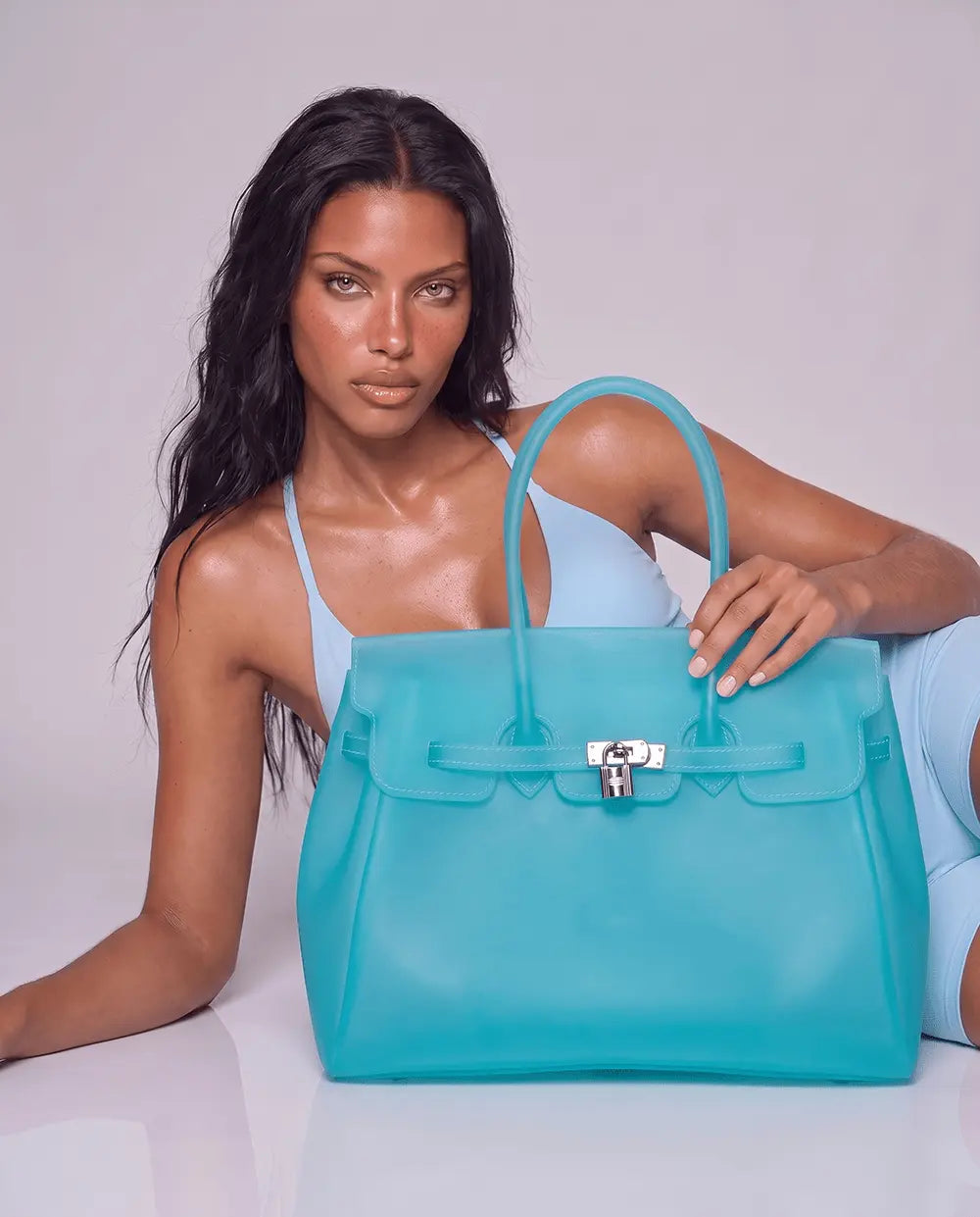 The Jelly Firkin | Tiffany The Jelly Firkin | Waterproof TPU Jelly tote bag | Pink Jelly Club