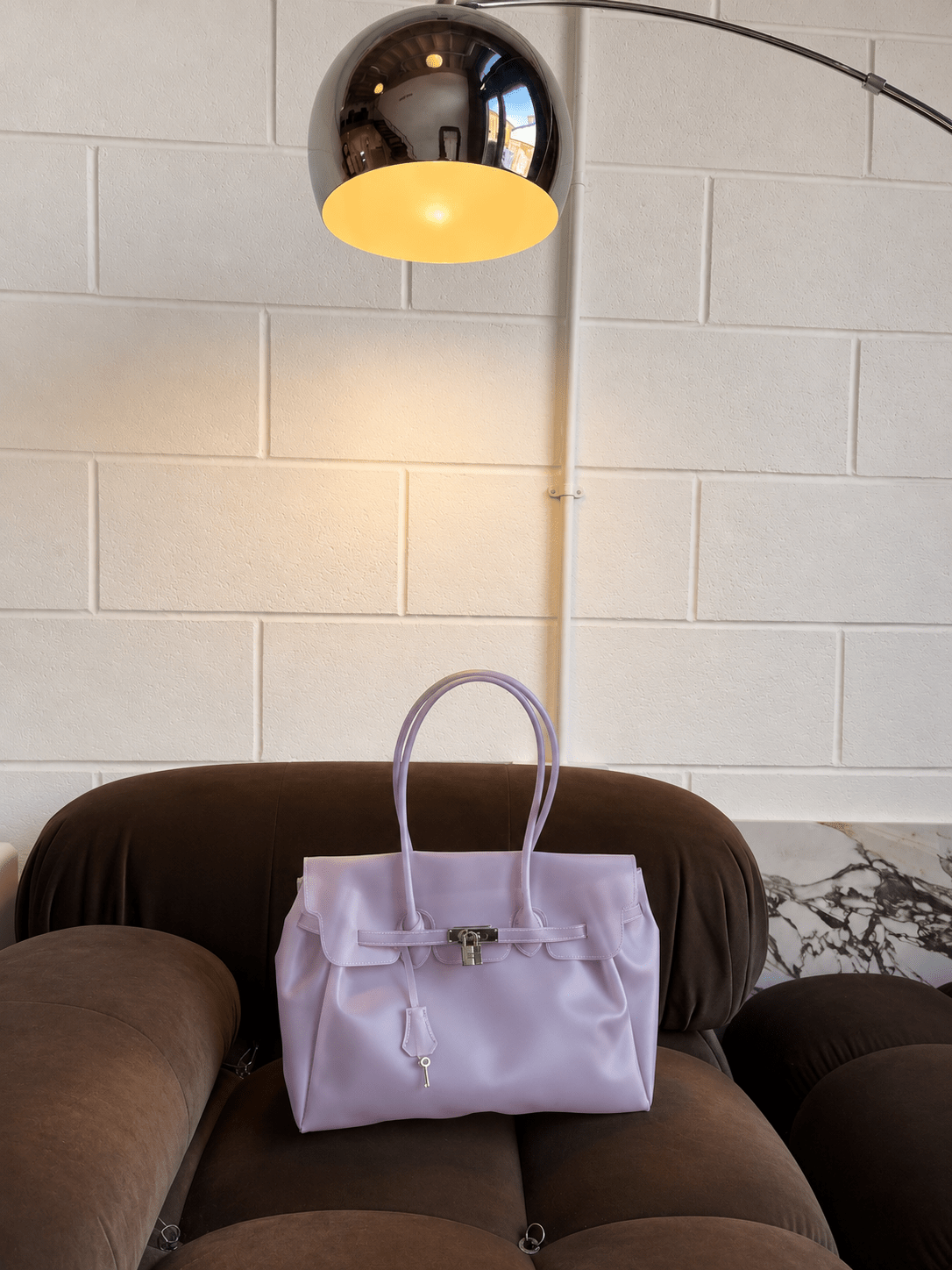 Waterproof Jelly Tote Bag | Lavender | The Jelly Firkin by Pink Jelly Club The Jelly Firkin | Waterproof TPU Jelly tote bag | Pink Jelly Club