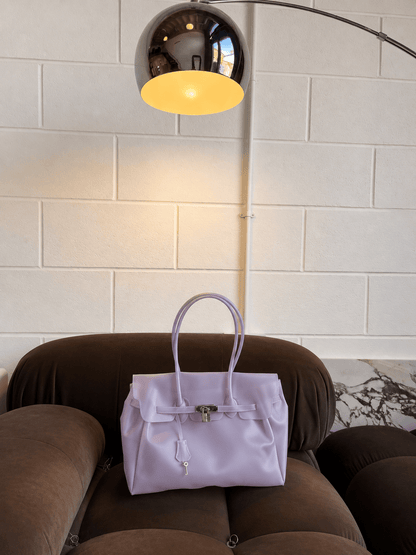 Waterproof Jelly Tote Bag | Lavender | The Jelly Firkin by Pink Jelly Club The Jelly Firkin | Waterproof TPU Jelly tote bag | Pink Jelly Club