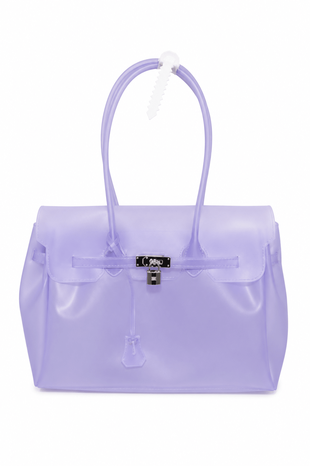 Waterproof Jelly Tote Bag | Lavender | The Jelly Firkin by Pink Jelly Club The Jelly Firkin | Waterproof TPU Jelly tote bag | Pink Jelly Club