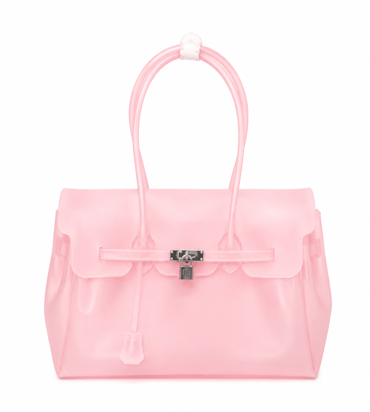 Waterproof Jelly Tote Bag | Pink | The Jelly Firkin by Pink Jelly Club The Jelly Firkin | Waterproof TPU Jelly tote bag | Pink Jelly Club