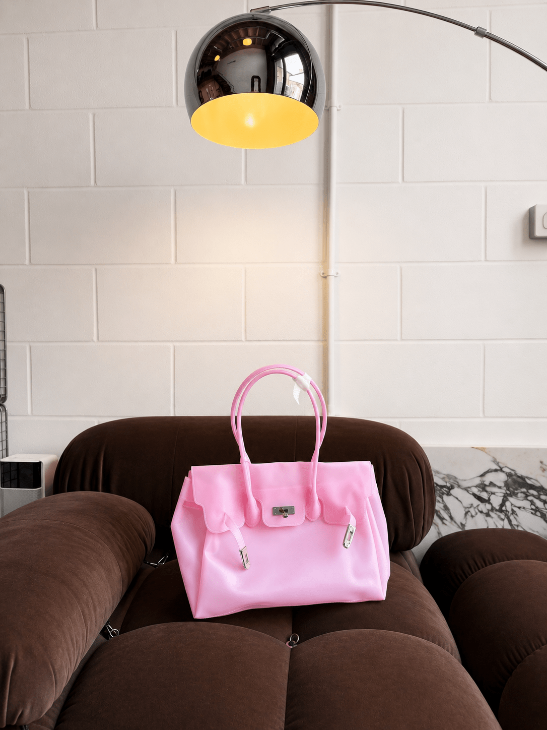 Waterproof Jelly Tote Bag | Pink | The Jelly Firkin by Pink Jelly Club The Jelly Firkin | Waterproof TPU Jelly tote bag | Pink Jelly Club